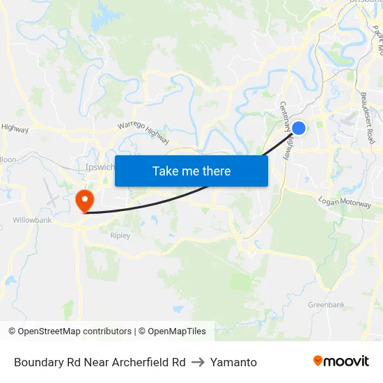 Boundary Rd Near Archerfield Rd to Yamanto map