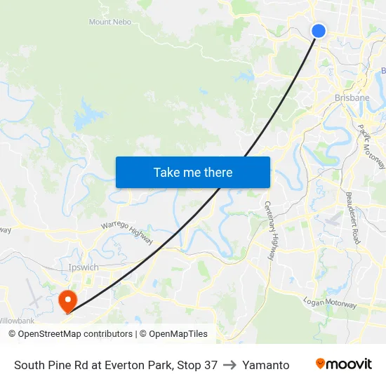 South Pine Rd at Everton Park, Stop 37 to Yamanto map