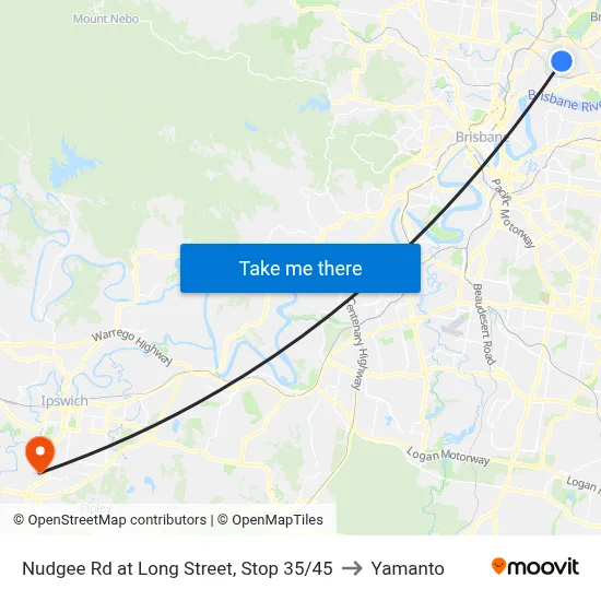 Nudgee Rd at Long Street, Stop 35/45 to Yamanto map