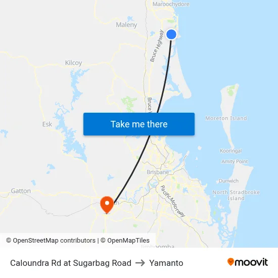 Caloundra Rd at Sugarbag Road to Yamanto map