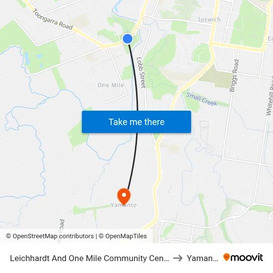 Leichhardt And One Mile Community Centre to Yamanto map