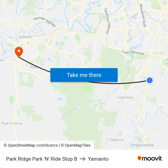 Park Ridge Park 'N' Ride Stop B to Yamanto map