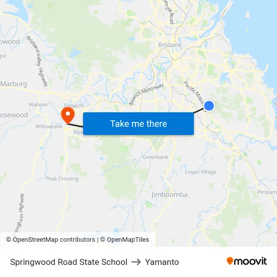 Springwood Road State School to Yamanto map