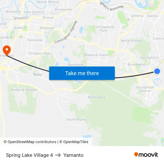 Spring Lake Village 4 to Yamanto map