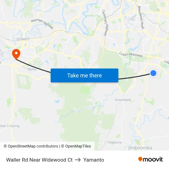 Waller Rd Near Widewood Ct to Yamanto map