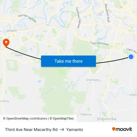 Third Ave Near Macarthy Rd to Yamanto map
