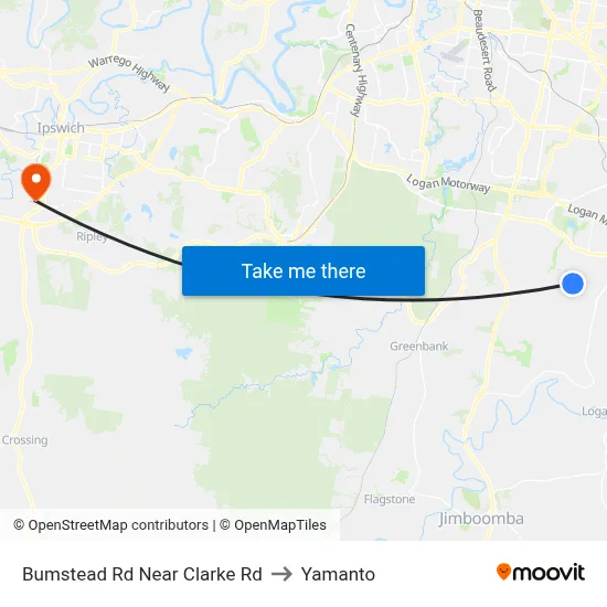 Bumstead Rd Near Clarke Rd to Yamanto map