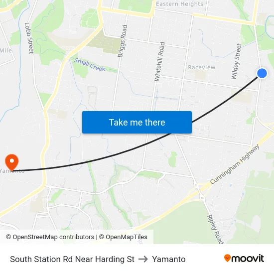 South Station Rd Near Harding St to Yamanto map