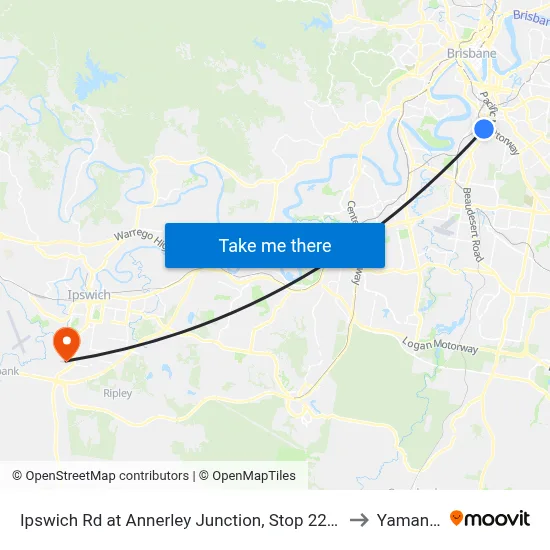 Ipswich Rd at Annerley Junction, Stop 22/21 to Yamanto map