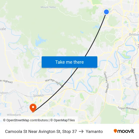 Camoola St Near Avington St, Stop 37 to Yamanto map