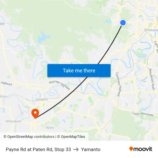 Payne Rd at Paten Rd, Stop 33 to Yamanto map