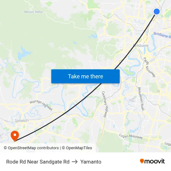Rode Rd Near Sandgate Rd to Yamanto map