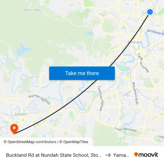 Buckland Rd at Nundah State School, Stop 38a to Yamanto map
