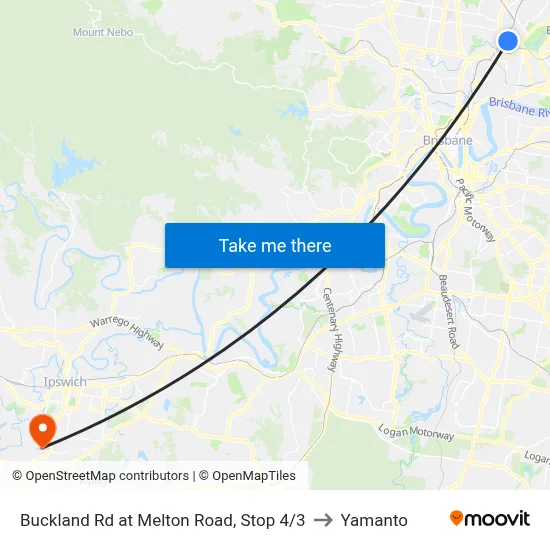 Buckland Rd at Melton Road, Stop 4/3 to Yamanto map