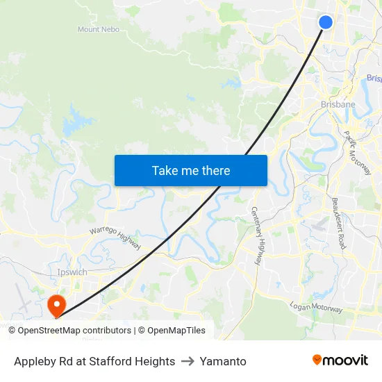 Appleby Rd at Stafford Heights to Yamanto map