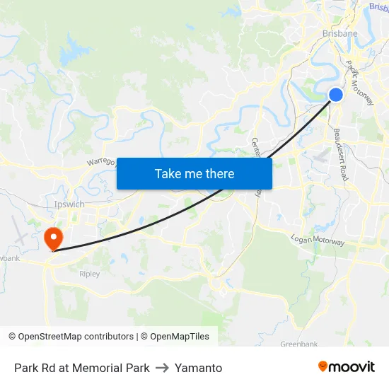 Park Rd at Memorial Park to Yamanto map