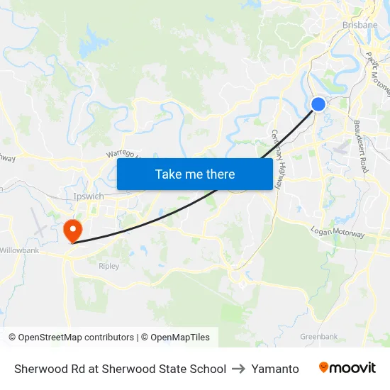 Sherwood Rd at Sherwood State School to Yamanto map