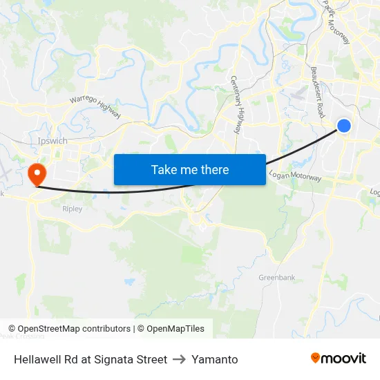 Hellawell Rd at Signata Street to Yamanto map