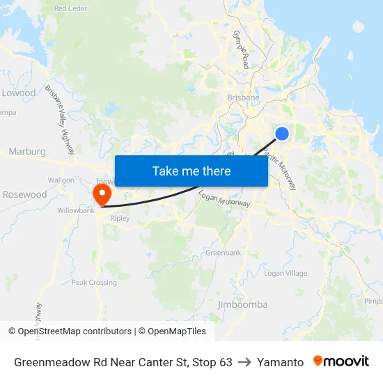Greenmeadow Rd Near Canter St, Stop 63 to Yamanto map