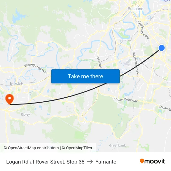 Logan Rd at Rover Street, Stop 38 to Yamanto map