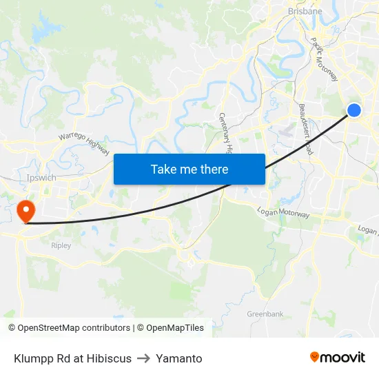 Klumpp Rd at Hibiscus to Yamanto map