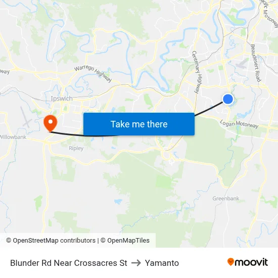Blunder Rd Near Crossacres St to Yamanto map