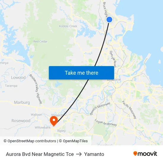 Aurora Bvd Near Magnetic Tce to Yamanto map