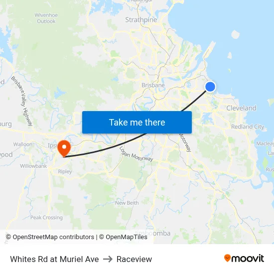 Whites Rd at Muriel Ave to Raceview map