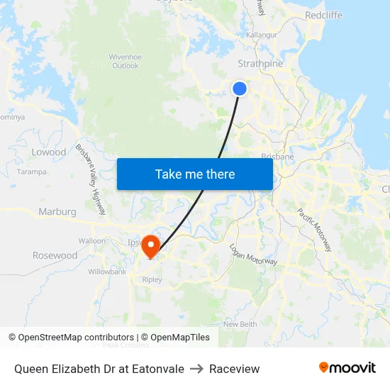 Queen Elizabeth Dr at Eatonvale to Raceview map