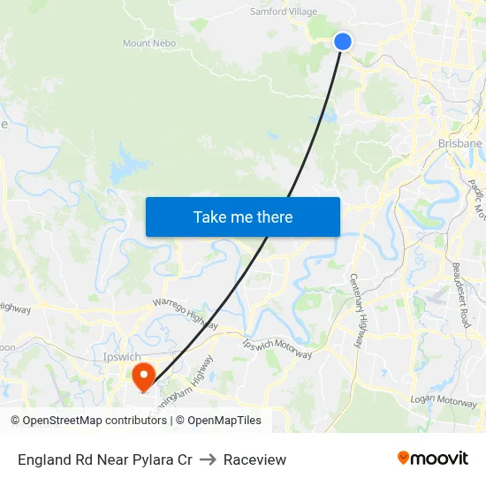 England Rd Near Pylara Cr to Raceview map