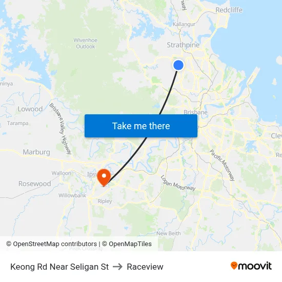 Keong Rd Near Seligan St to Raceview map