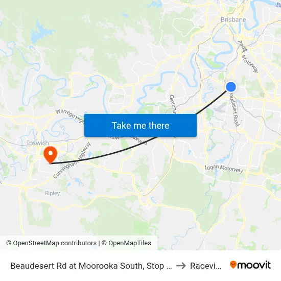 Beaudesert Rd at Moorooka South, Stop 38 to Raceview map