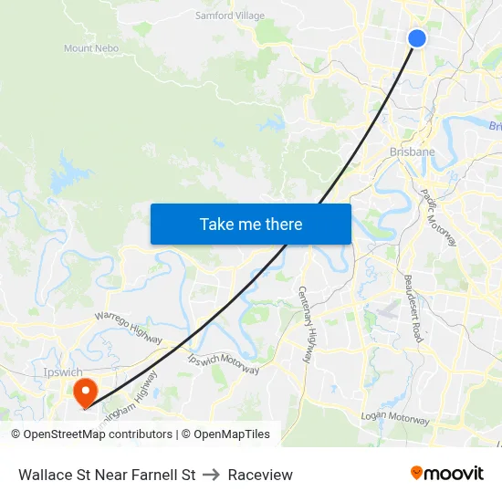 Wallace St Near Farnell St to Raceview map