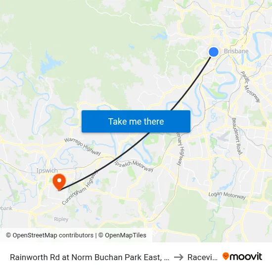 Rainworth Rd at Norm Buchan Park East, Stop 12 to Raceview map