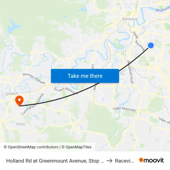 Holland Rd at Greenmount Avenue, Stop 45 to Raceview map
