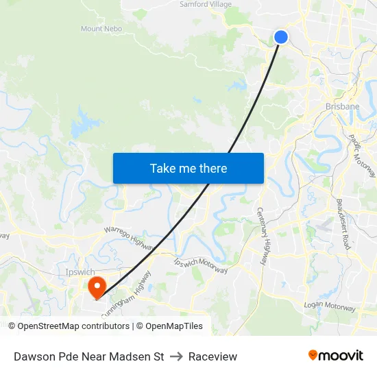 Dawson Pde Near Madsen St to Raceview map