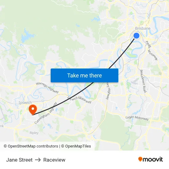 Jane Street to Raceview map