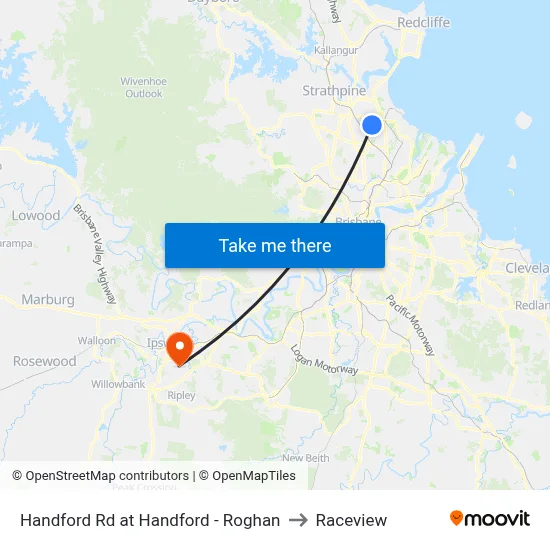 Handford Rd at Handford - Roghan to Raceview map