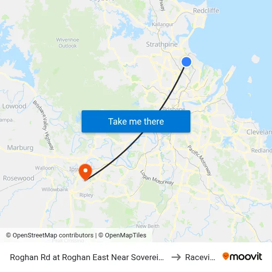 Roghan Rd at Roghan East Near Sovereign Pl to Raceview map