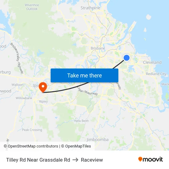 Tilley Rd Near Grassdale Rd to Raceview map