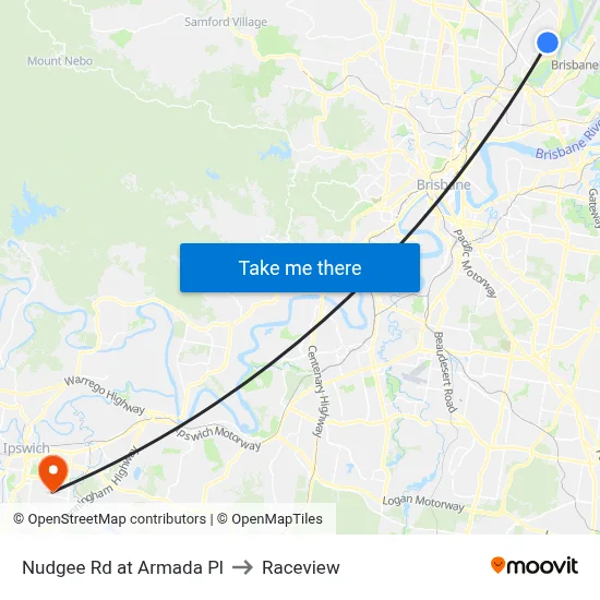 Nudgee Rd at Armada Pl to Raceview map