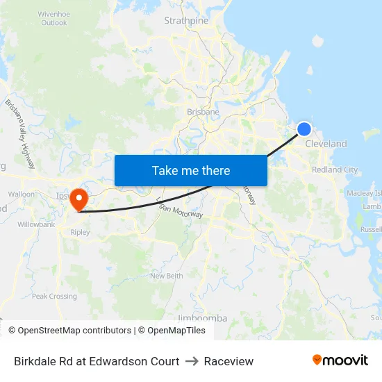 Birkdale Rd at Edwardson Court to Raceview map