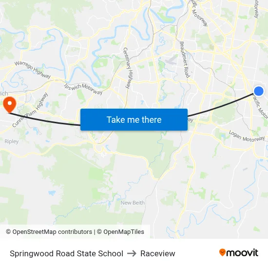 Springwood Road State School to Raceview map