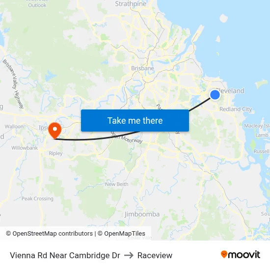Vienna Rd Near Cambridge Dr to Raceview map