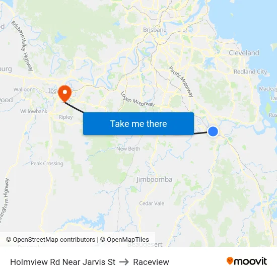 Holmview Rd Near Jarvis St to Raceview map