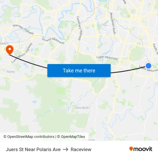Juers St Near Polaris Ave to Raceview map