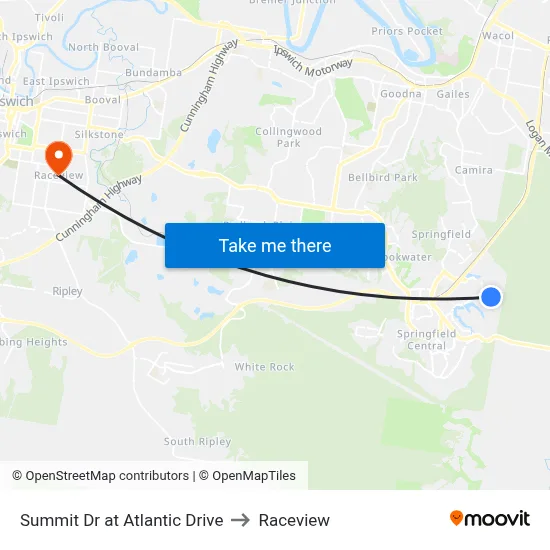 Summit Dr at Atlantic Drive to Raceview map