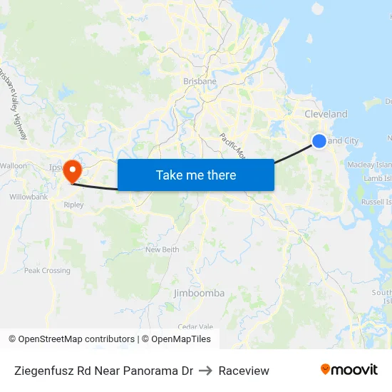 Ziegenfusz Rd Near Panorama Dr to Raceview map
