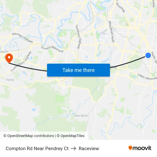 Compton Rd Near Pendrey Ct to Raceview map