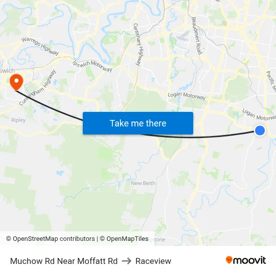Muchow Rd Near Moffatt Rd to Raceview map
